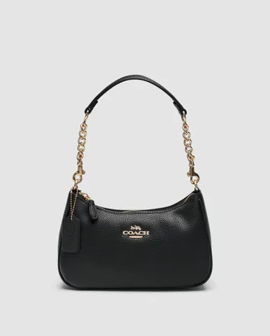 Coach Teri Shoulder Bag Black/Gold(інша підкладка)