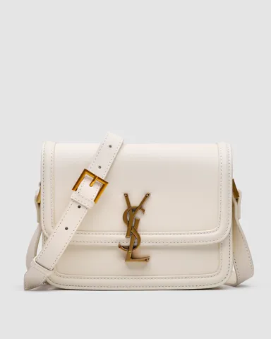 Yves Saint Laurent Small Solferino Cream (підкладка чорного кольору)