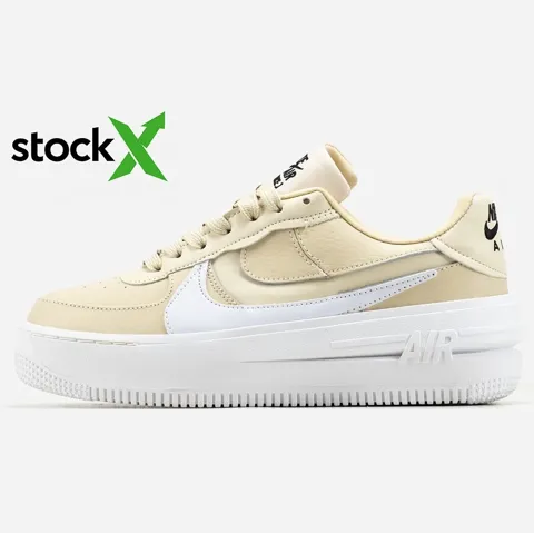 0711 Nike Air Force 1 PLT.AF.ORM Fossil