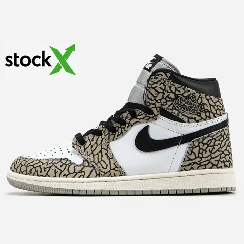0893 Nike Air Jordan 1 White Cement