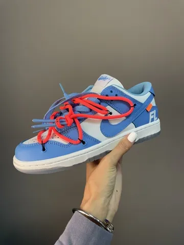 NIKE SB DUNK x OFF WHITE | BLUE / ORANGE LACES premium (3)