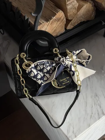 Dior Lady D-Joy Micro Bag Black [оригінальна коробка]