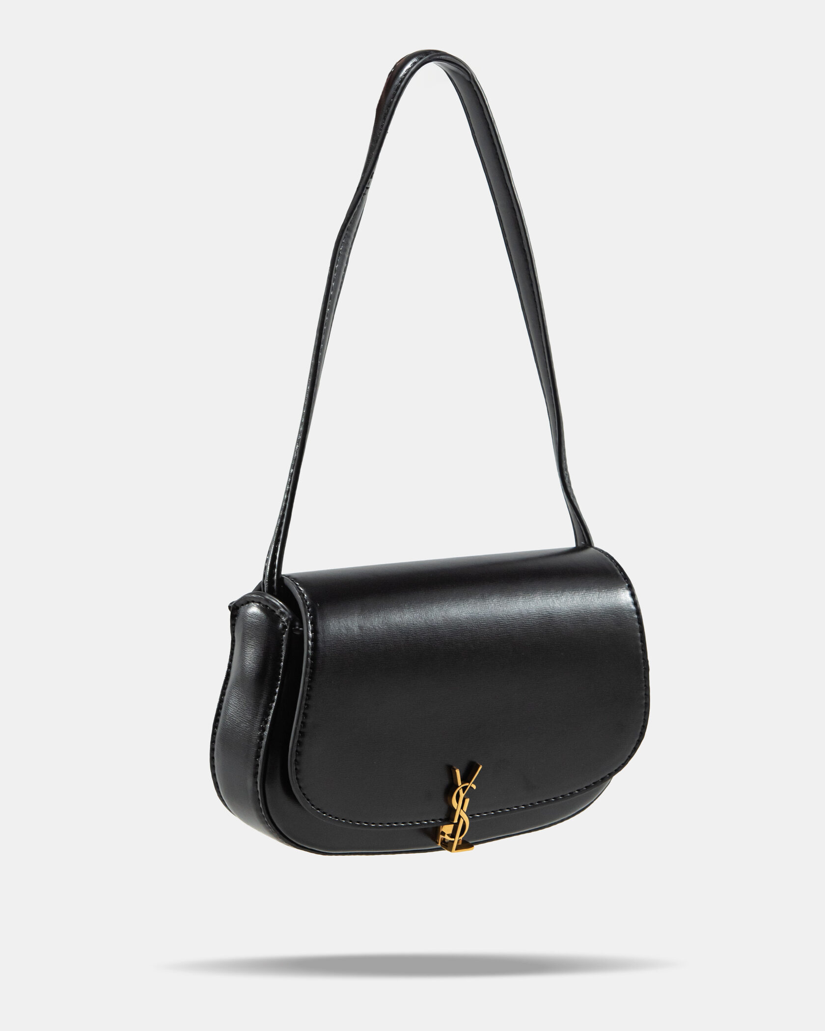 Saint Laurent Black Box Calfskin Mini Voltaire - 5
