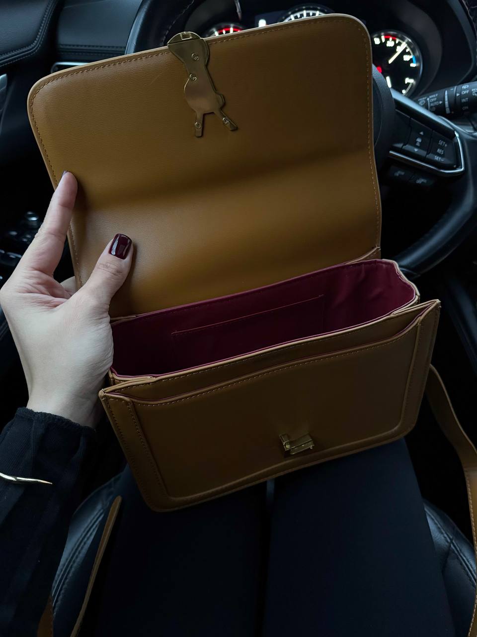 Saint Laurent Large Solferino Brown - 11