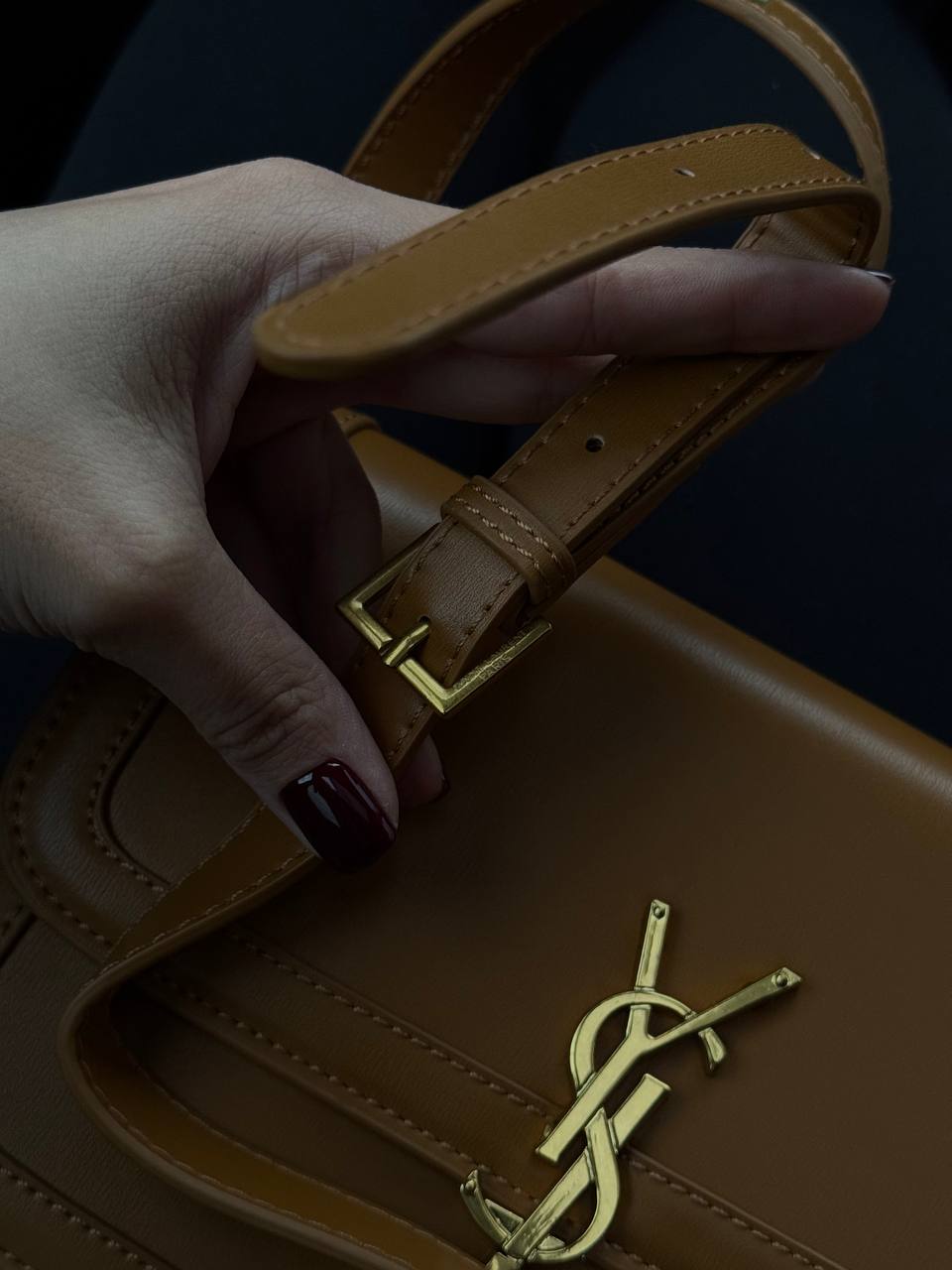 Saint Laurent Large Solferino Brown - 6