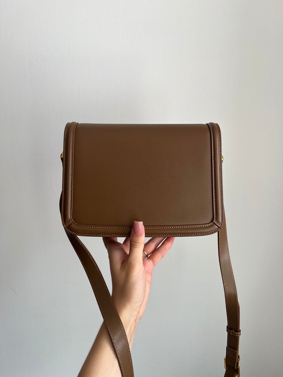 Saint Laurent Large Solferino Brown - 3