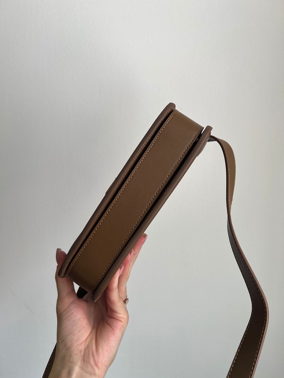 Saint Laurent Large Solferino Brown - 7