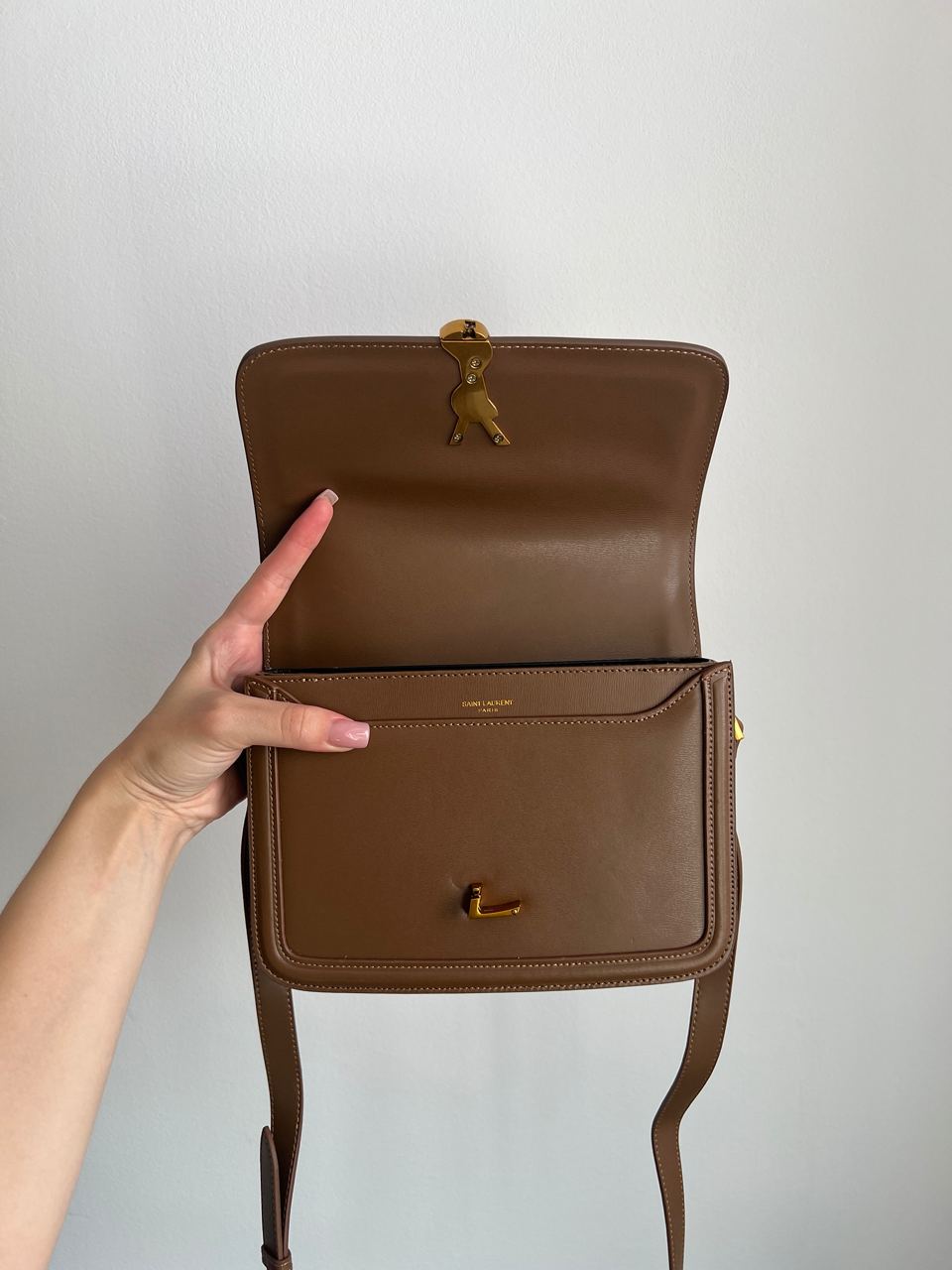 Saint Laurent Large Solferino Brown - 8