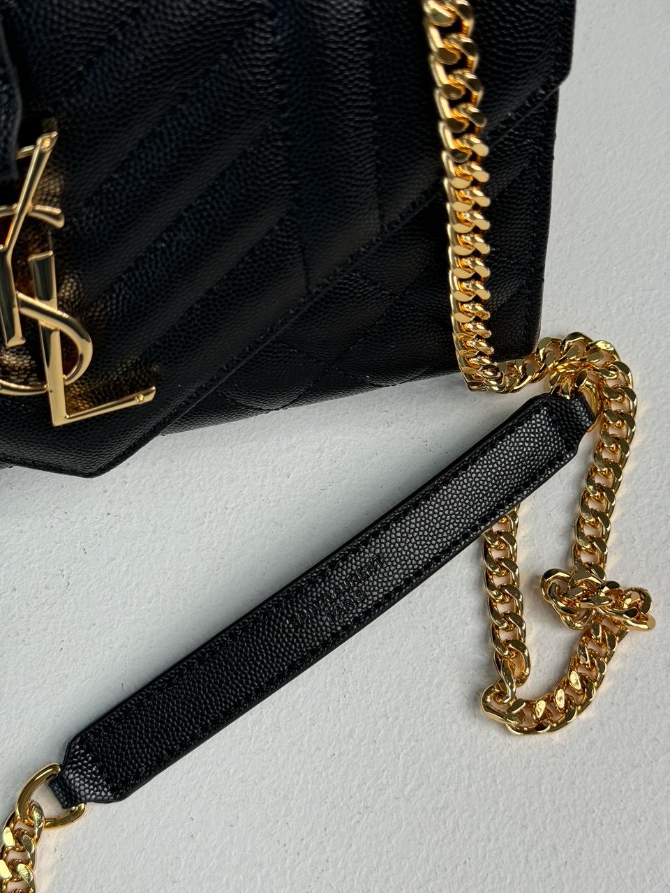 Saint Laurent Leather Envelope Chain Bag - 14