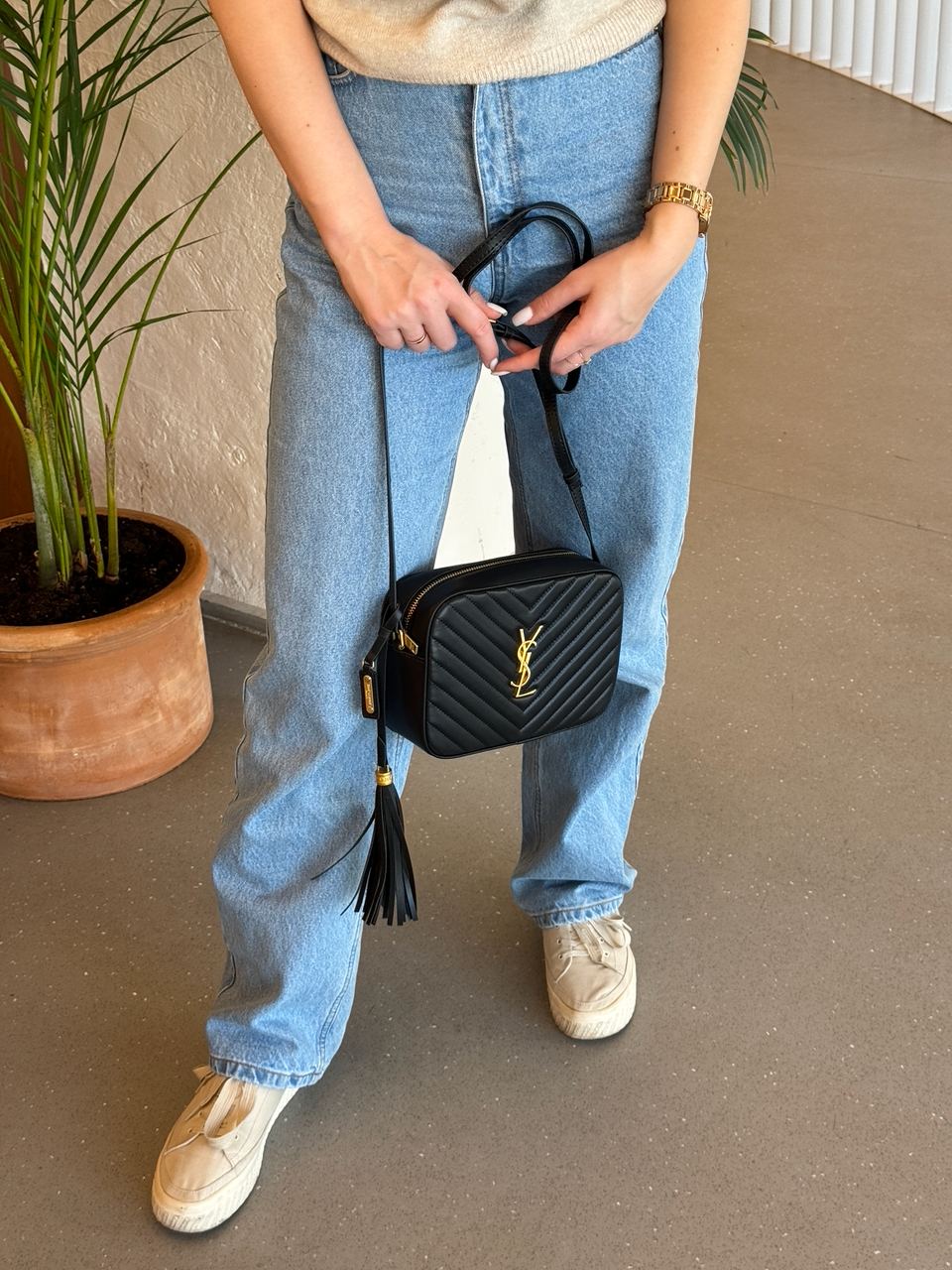 Saint Laurent Lou Quilted Camera Bag - 10