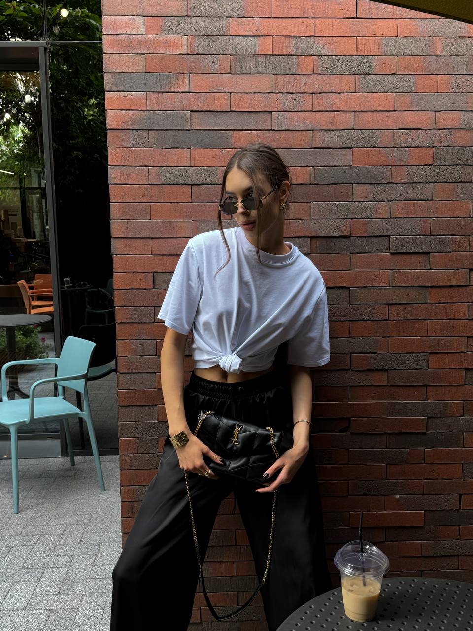 Saint Laurent Loulou Chain Bag In Black - 5