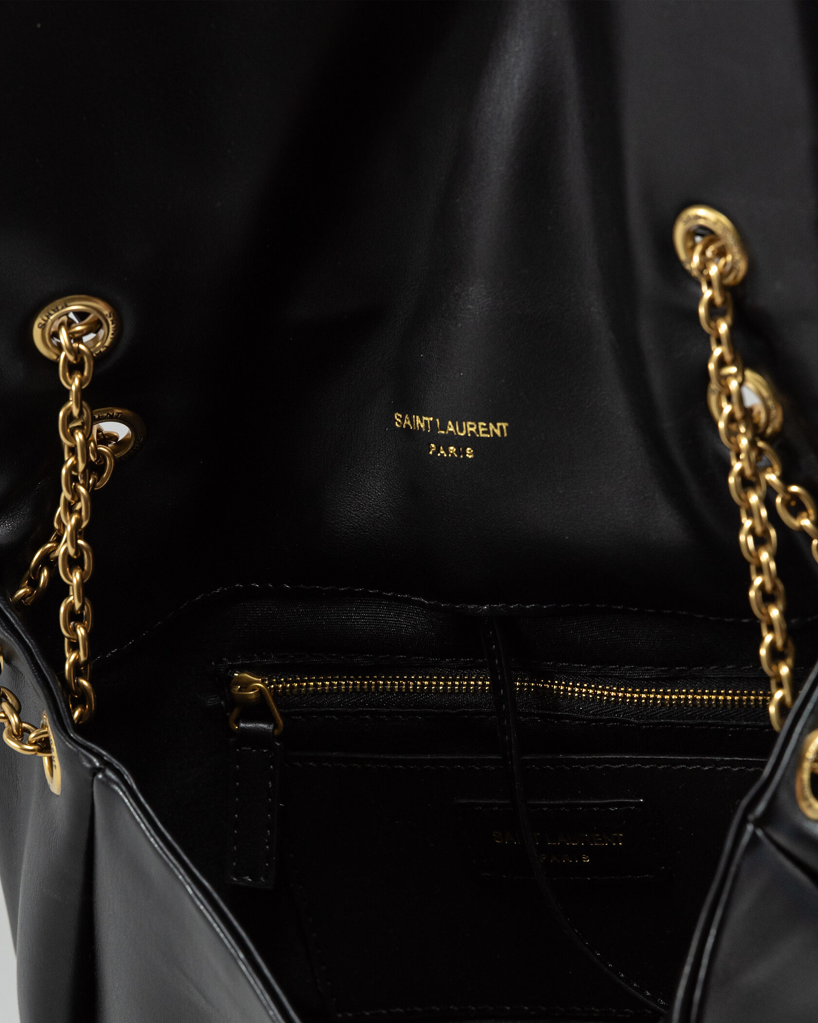 Saint Laurent Loulou Puffer Small Shoulder Bag in Black Quilted Leather - 14