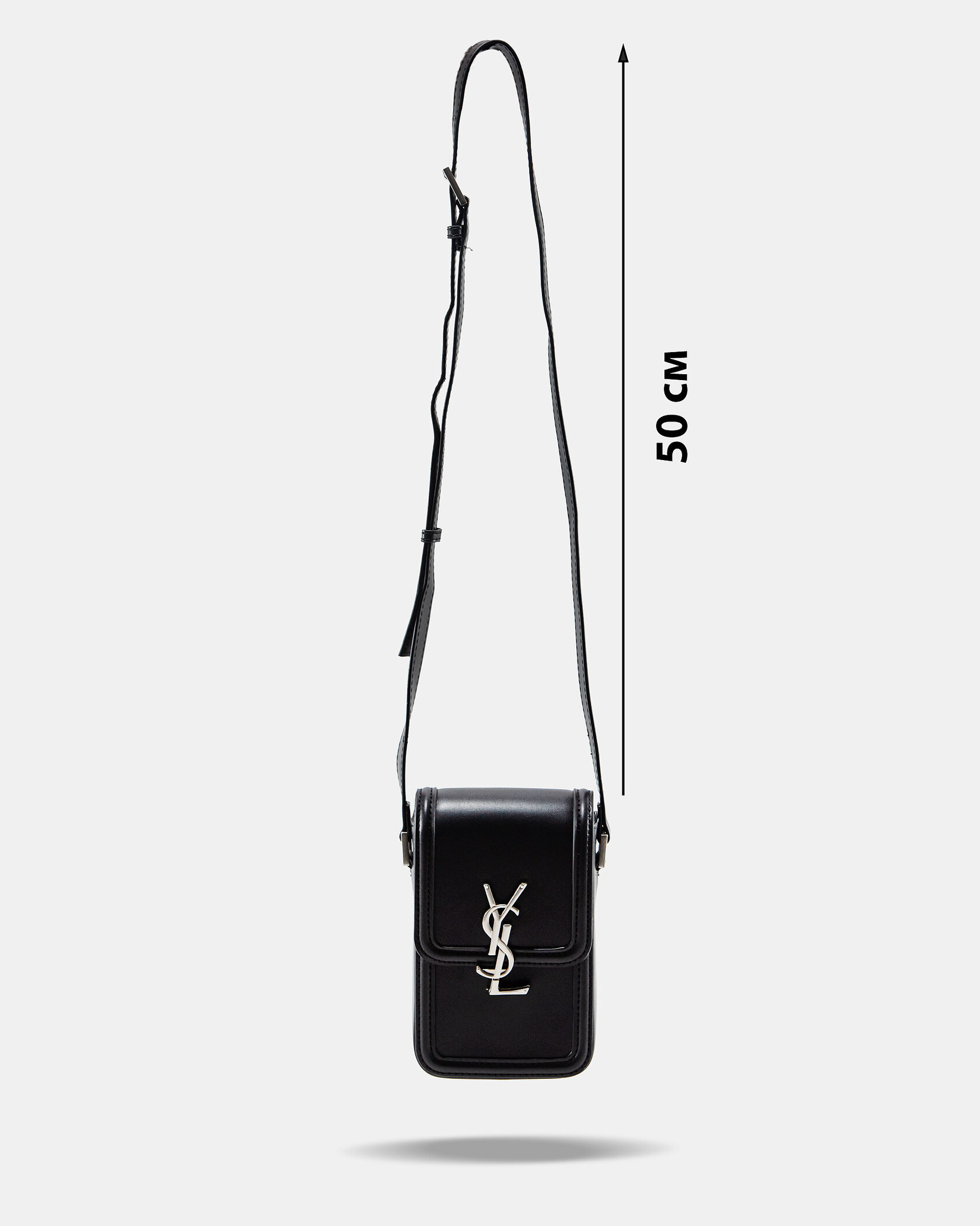 Saint Laurent Mini Solferino Satchel Bag in Calf Leather - 4