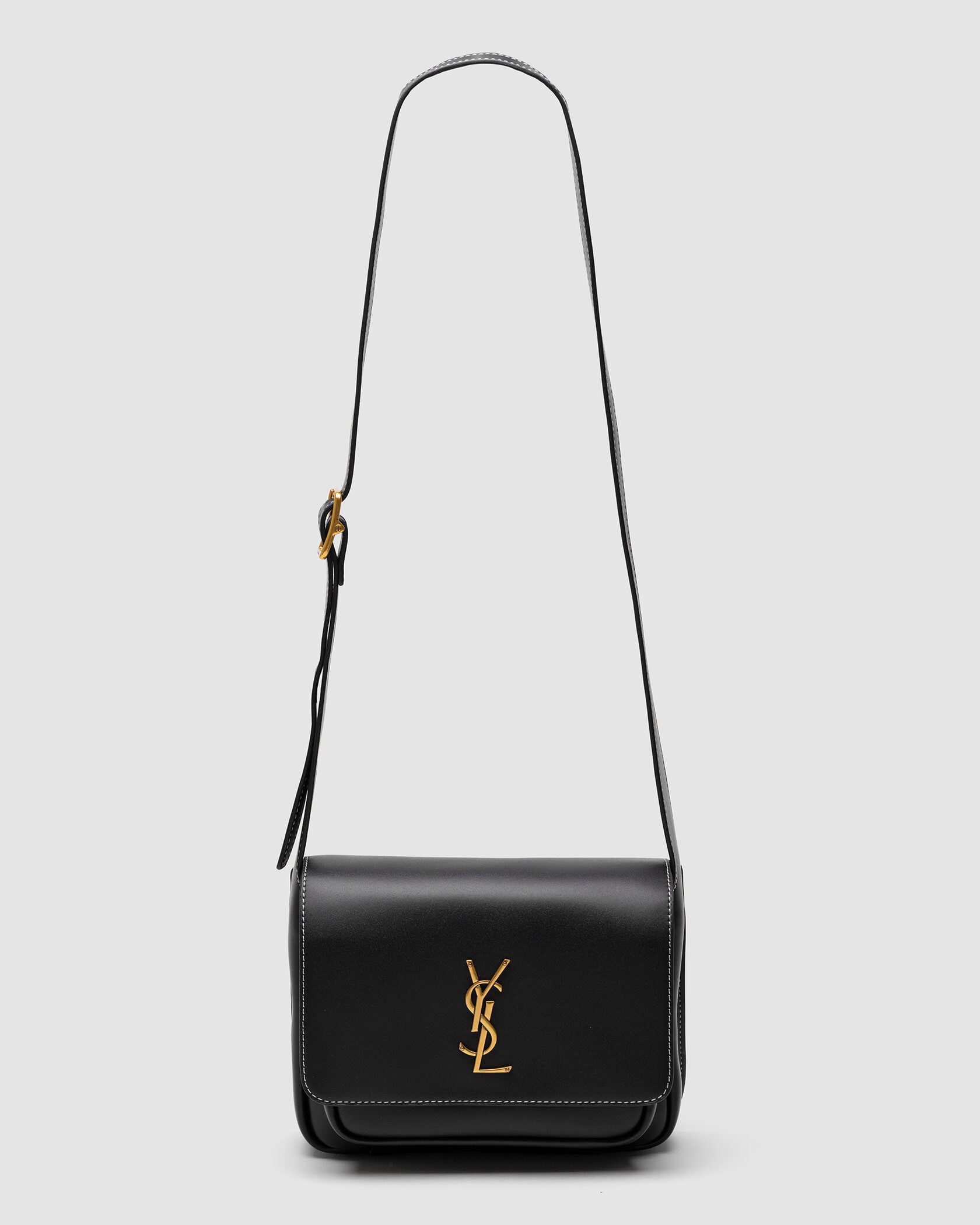 Saint Laurent Niki Besace in Leather Black/Gold - 3