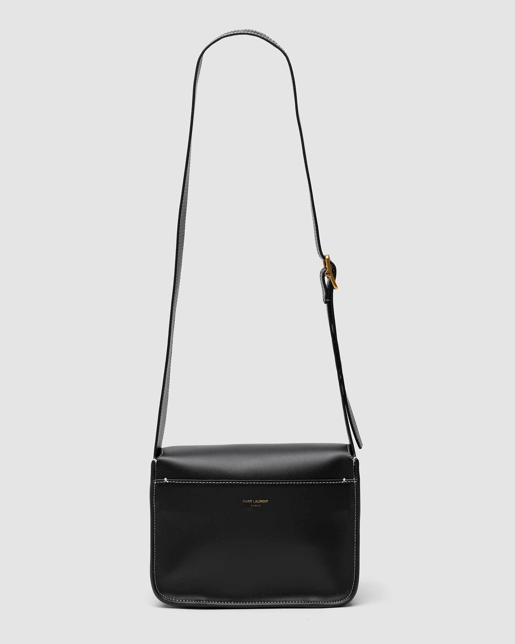 Saint Laurent Niki Besace in Leather Black/Gold - 6