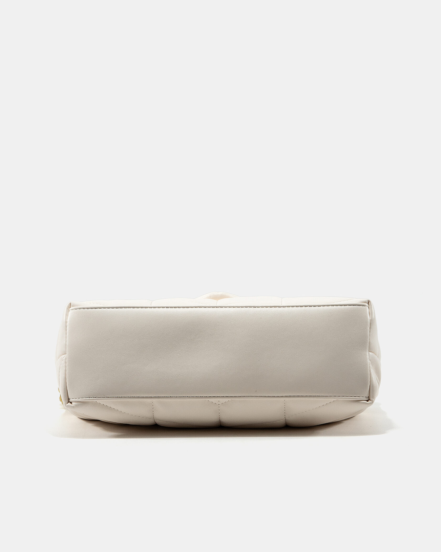 Saint Laurent Puffer Small in Nappa Leather White Gold Chain - 8