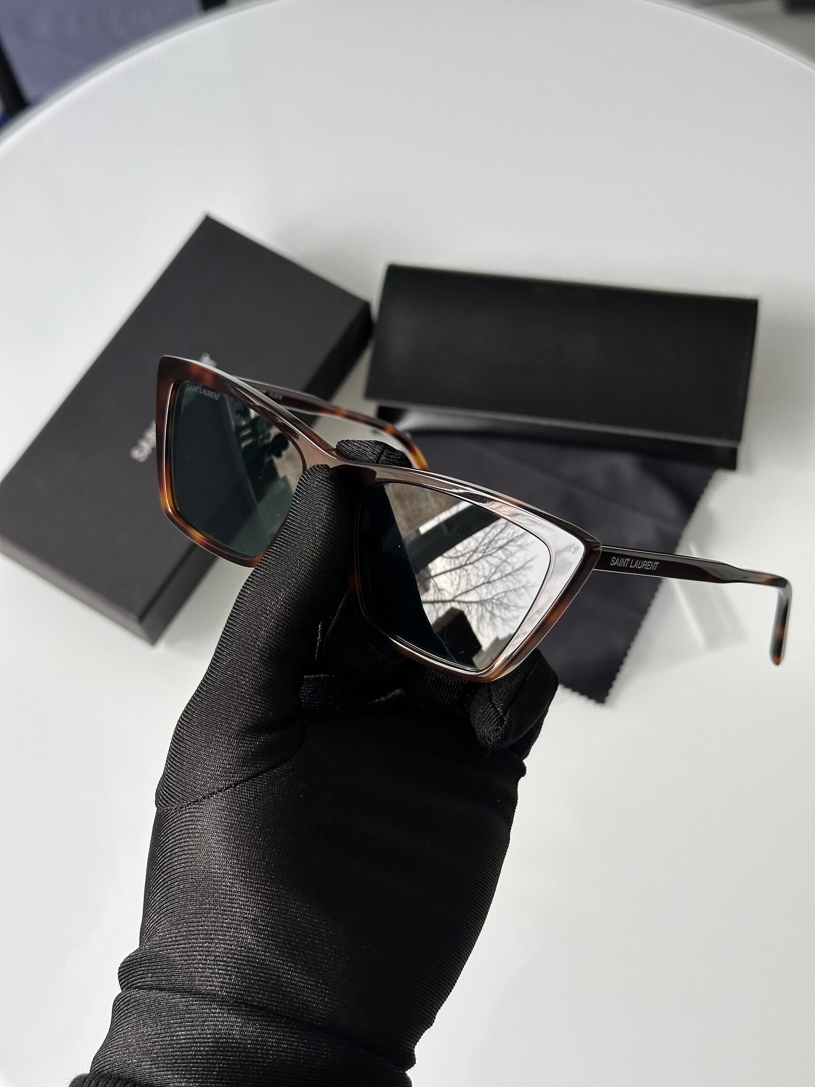 Saint Laurent SL 737 003 Leo/Green - 18