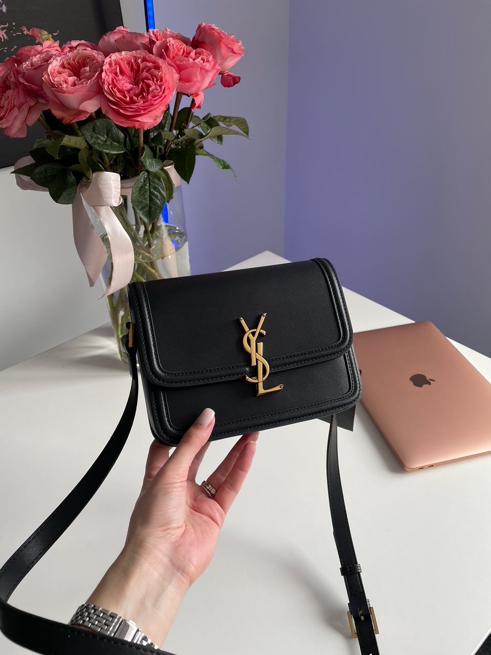 Saint Laurent Solferino Black/Gold - 12