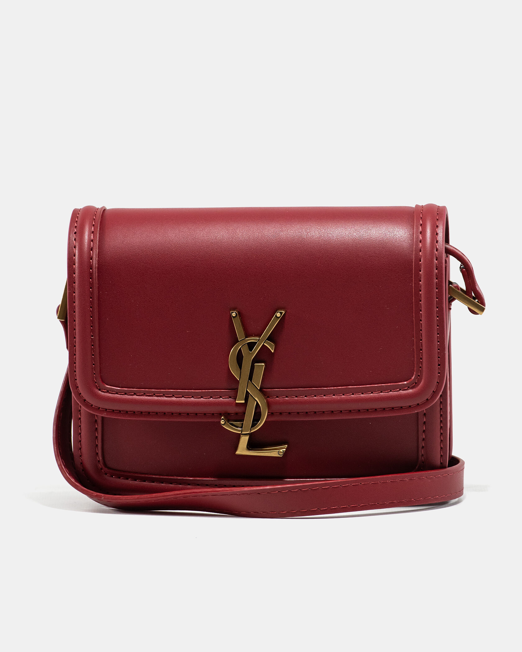 Saint Laurent Solferino Burgundy/Gold - 4