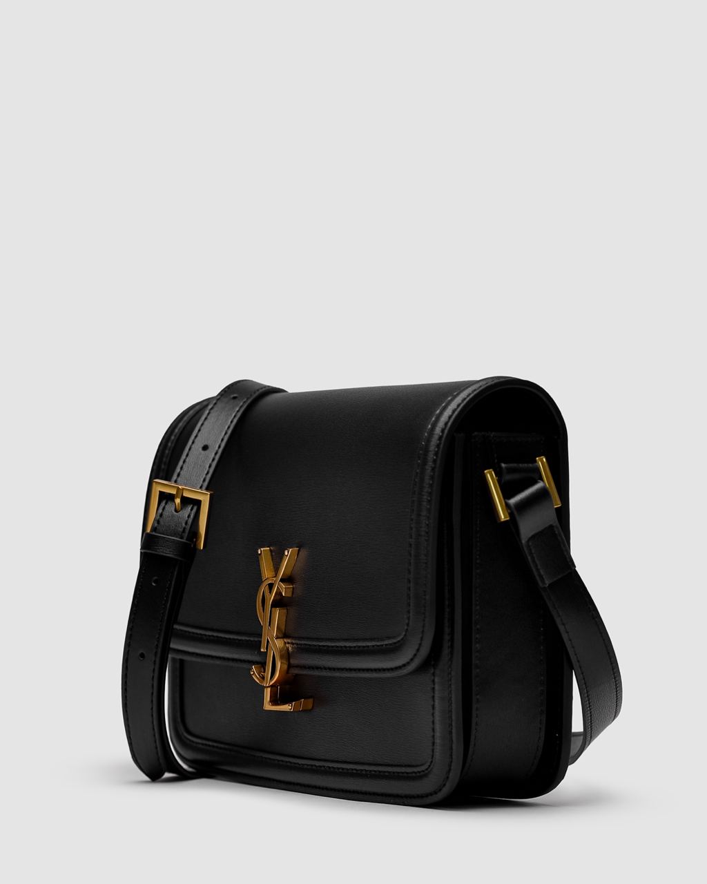 Saint Laurent Solferino Large Black/Gold - 10