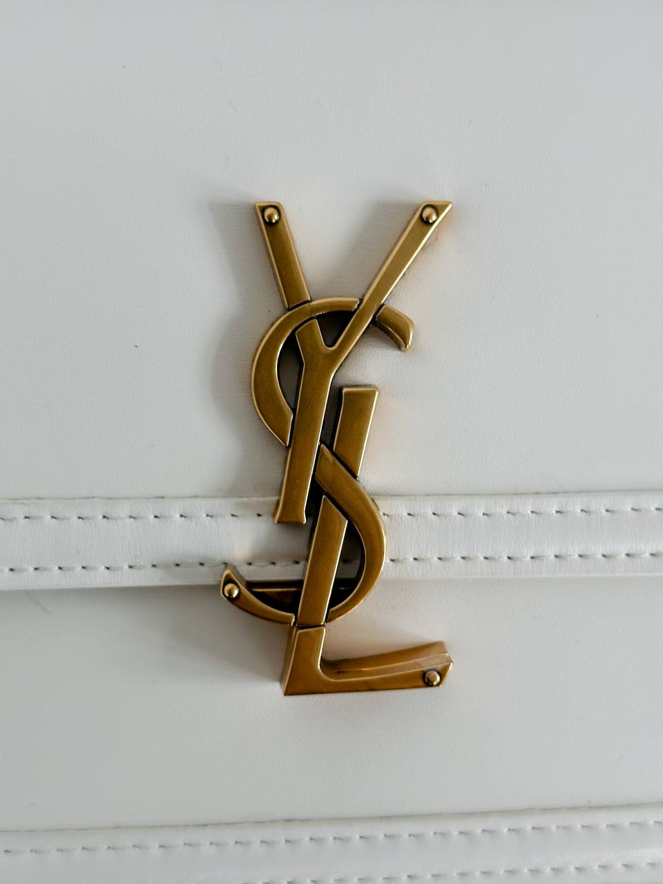 Saint Laurent Solferino Small White - 6