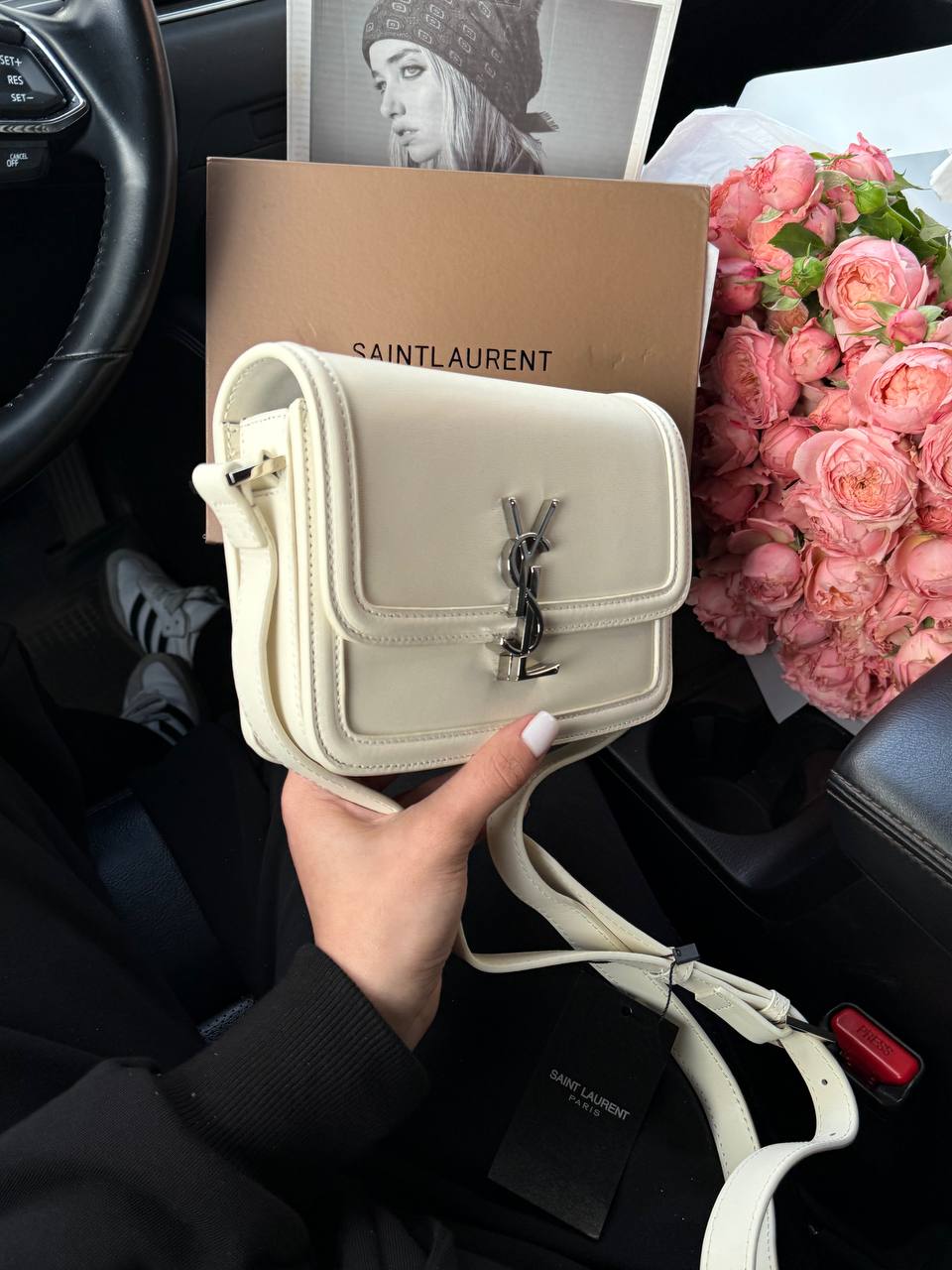 Saint Laurent Solferino White/Silver - 8