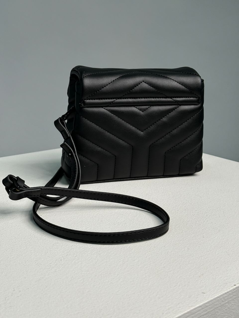 Saint Laurent Toy LouLou In Quilted Leather Black/Black - 16