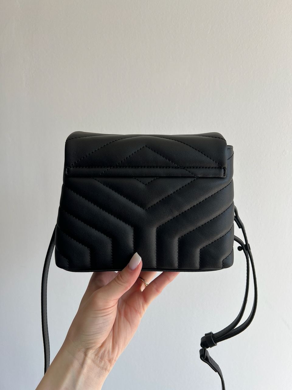 Saint Laurent Toy LouLou In Quilted Leather Black/Black - 19