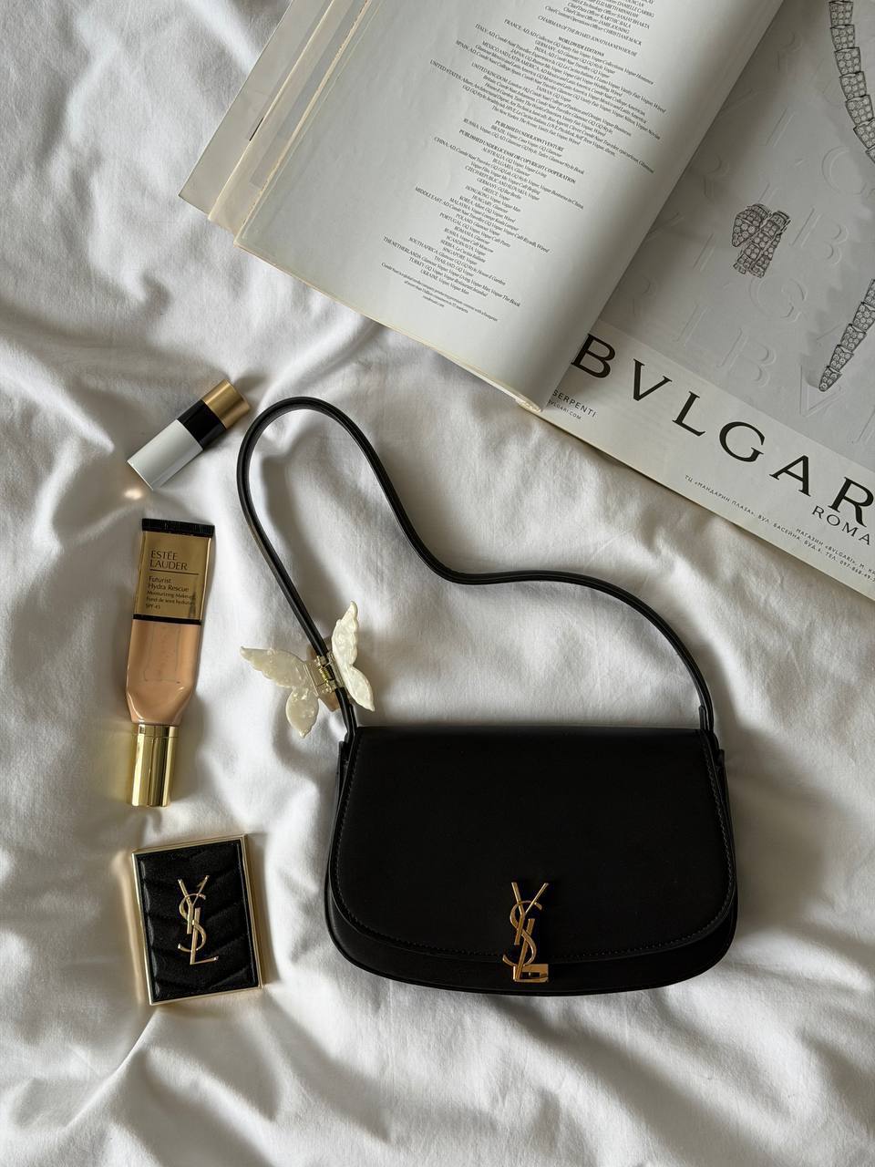 Saint Laurent Voltaire in Box Black/Gold - 4