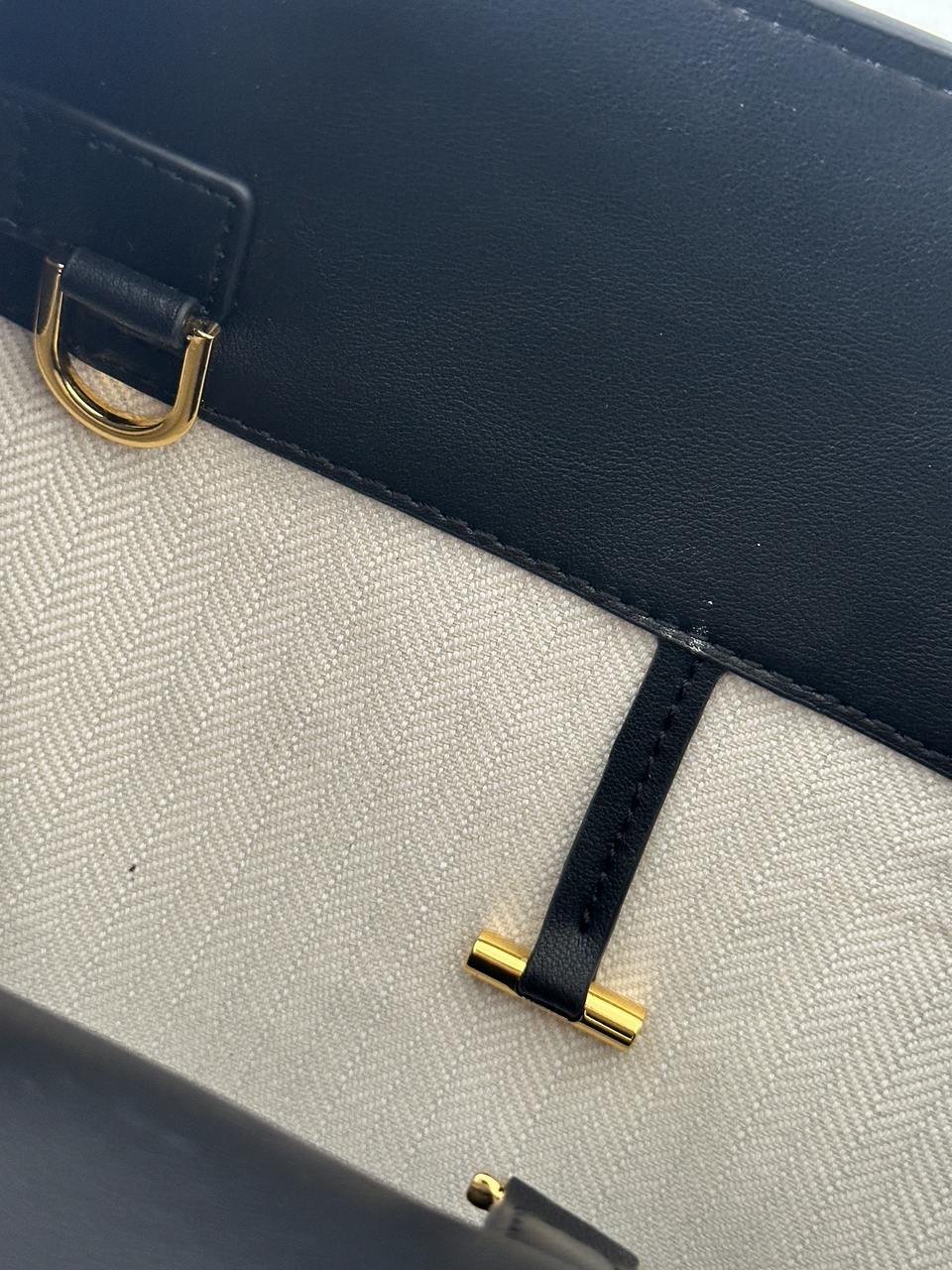 The Row Soft Margaux 26 Bag in Leather Black - 14