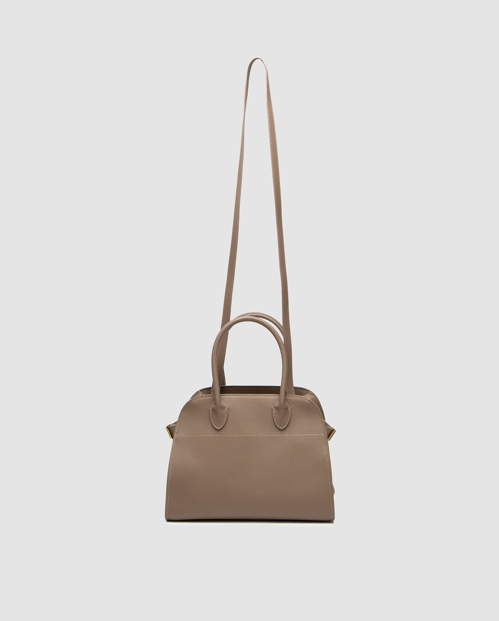 The Row Soft Margaux 26 Bag in Leather Brown Capucines - 3