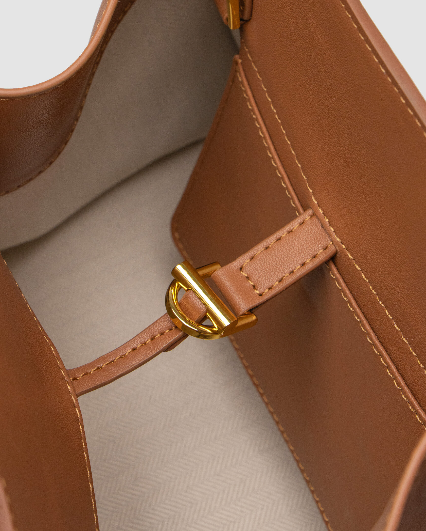 The Row Soft Margaux 26 Bag in Leather Ginger - 5