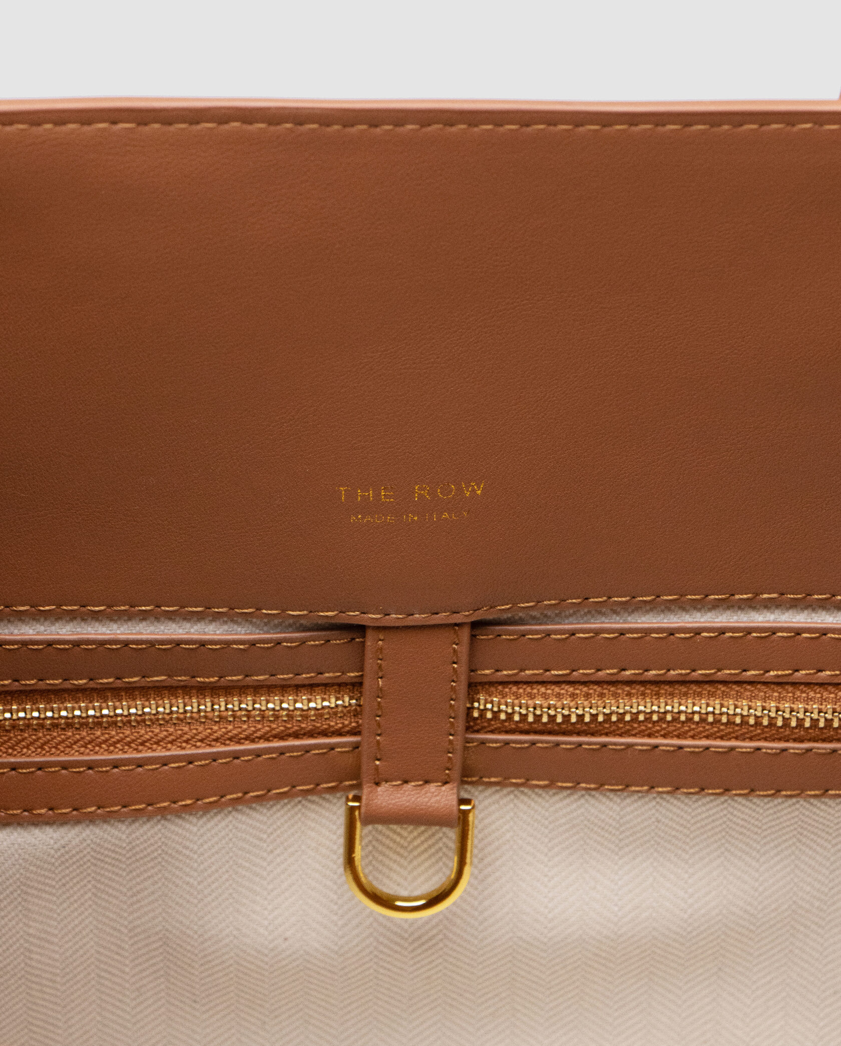 The Row Soft Margaux 39 Bag in Leather Ginger - 13