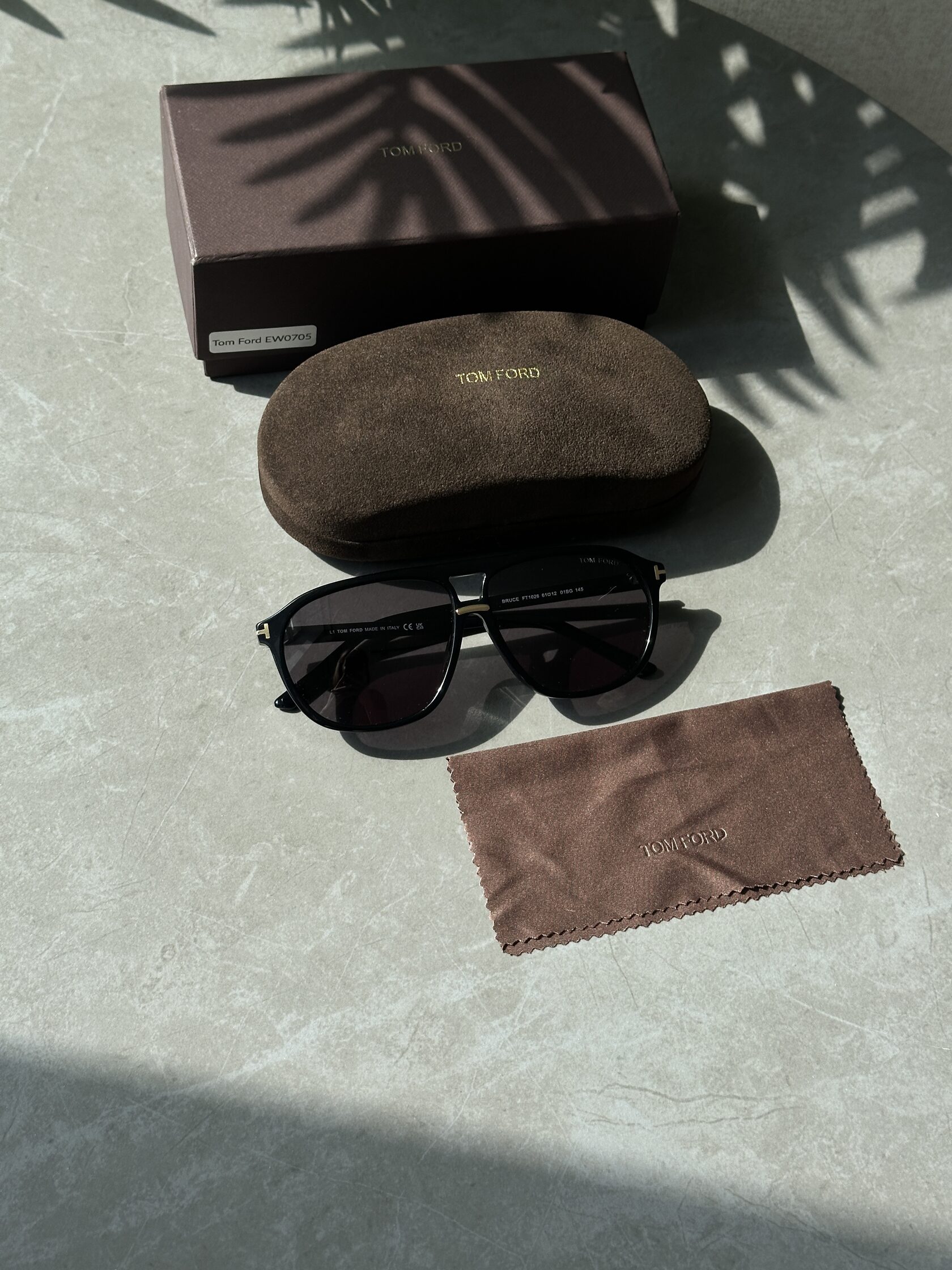 Tom Ford Black/Black Bruce FT1026 - 6