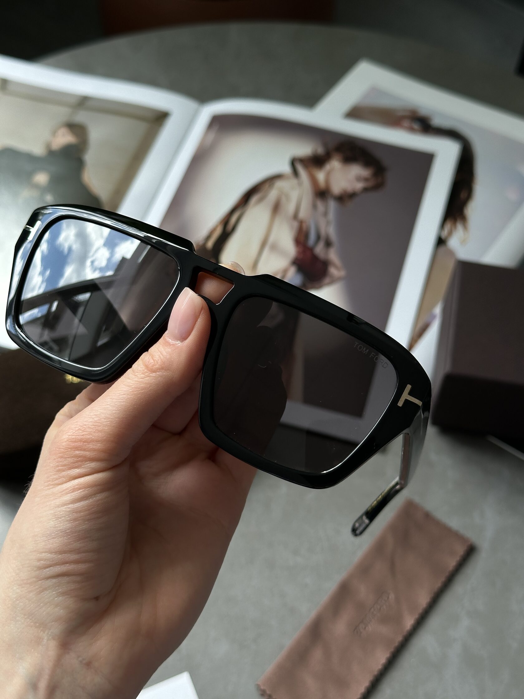 Tom Ford Black/Black FT1202 01A - 5