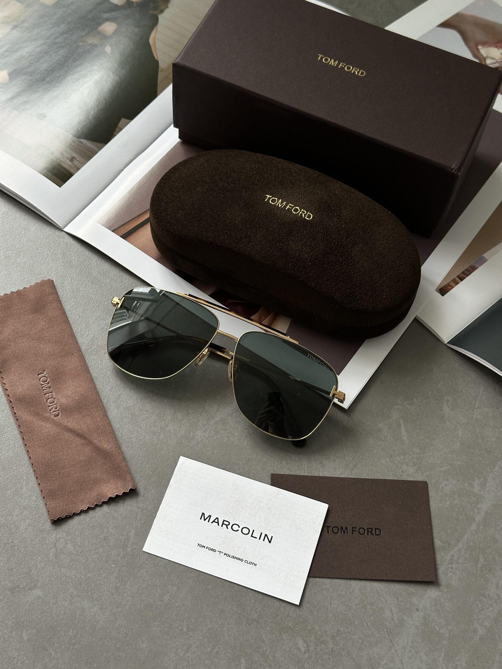 Tom Ford Green/Gold JADENF FT1017 - 2