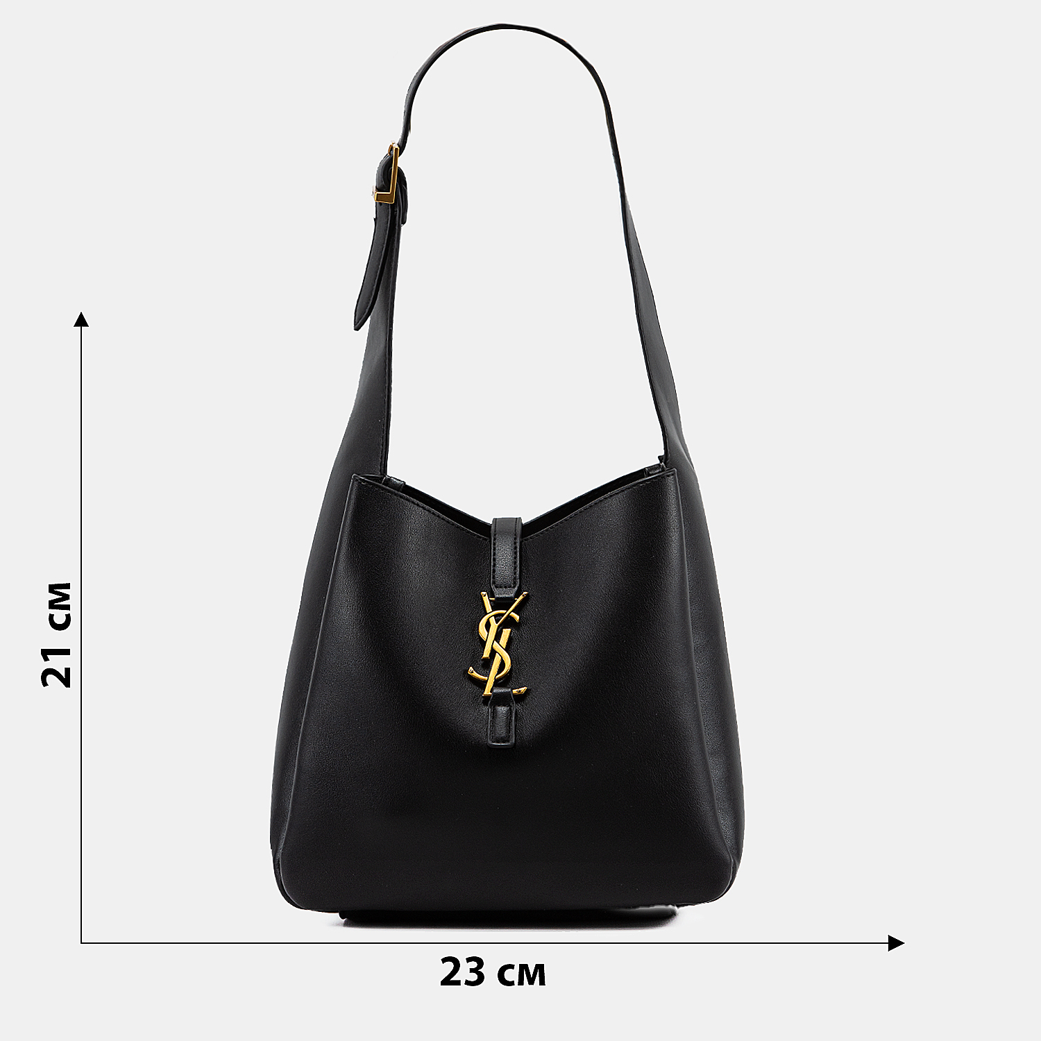 Yves Saint Lauren LE 5 À 7 supple small in grained leather - 3