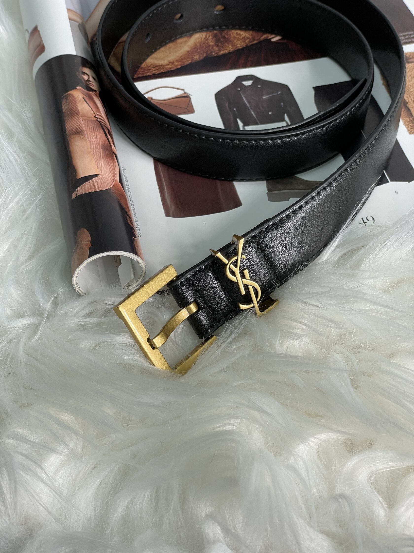 Yves Saint Laurent Belt Gold - 7
