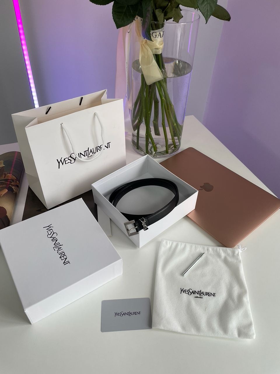 Yves Saint Laurent Belt Silver 2.0 - 2