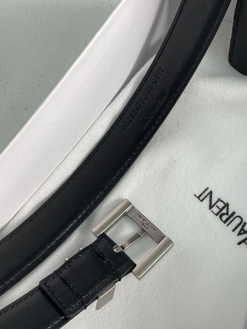 Yves Saint Laurent Belt Silver 2.0 - 8