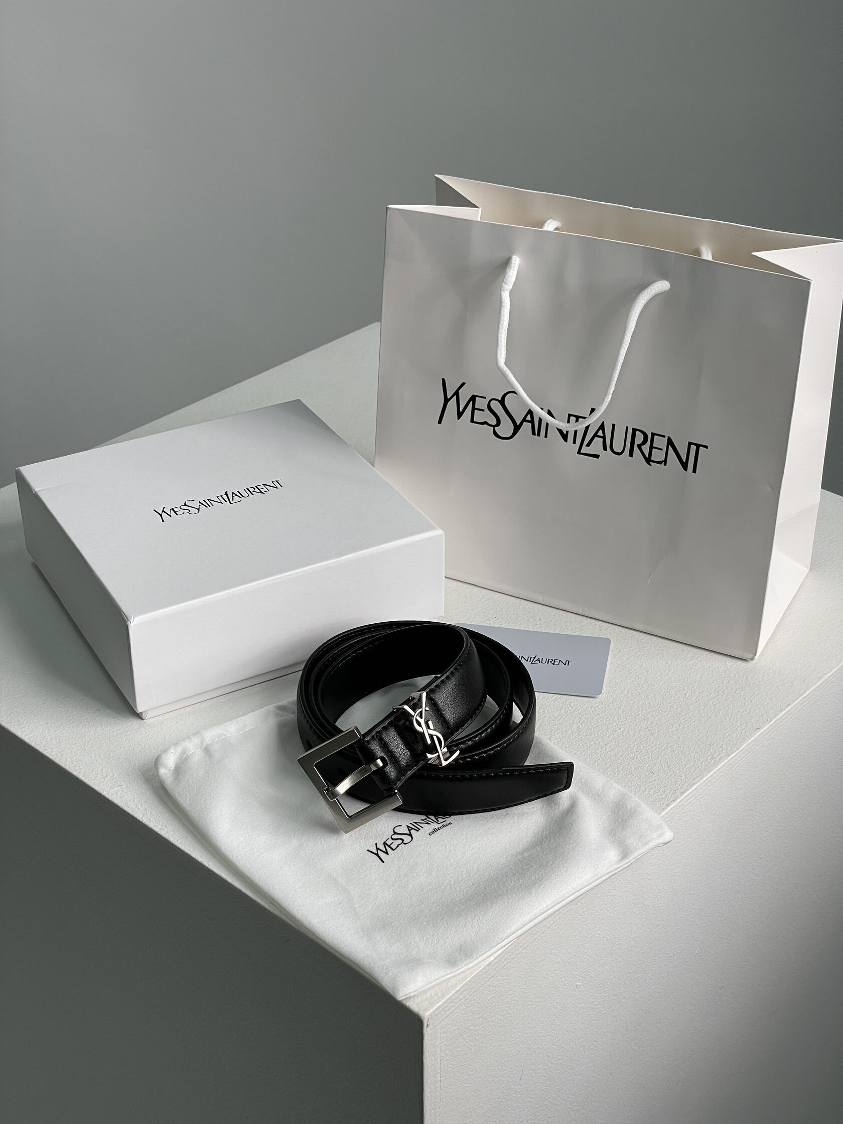 Yves Saint Laurent Belt Silver - 2