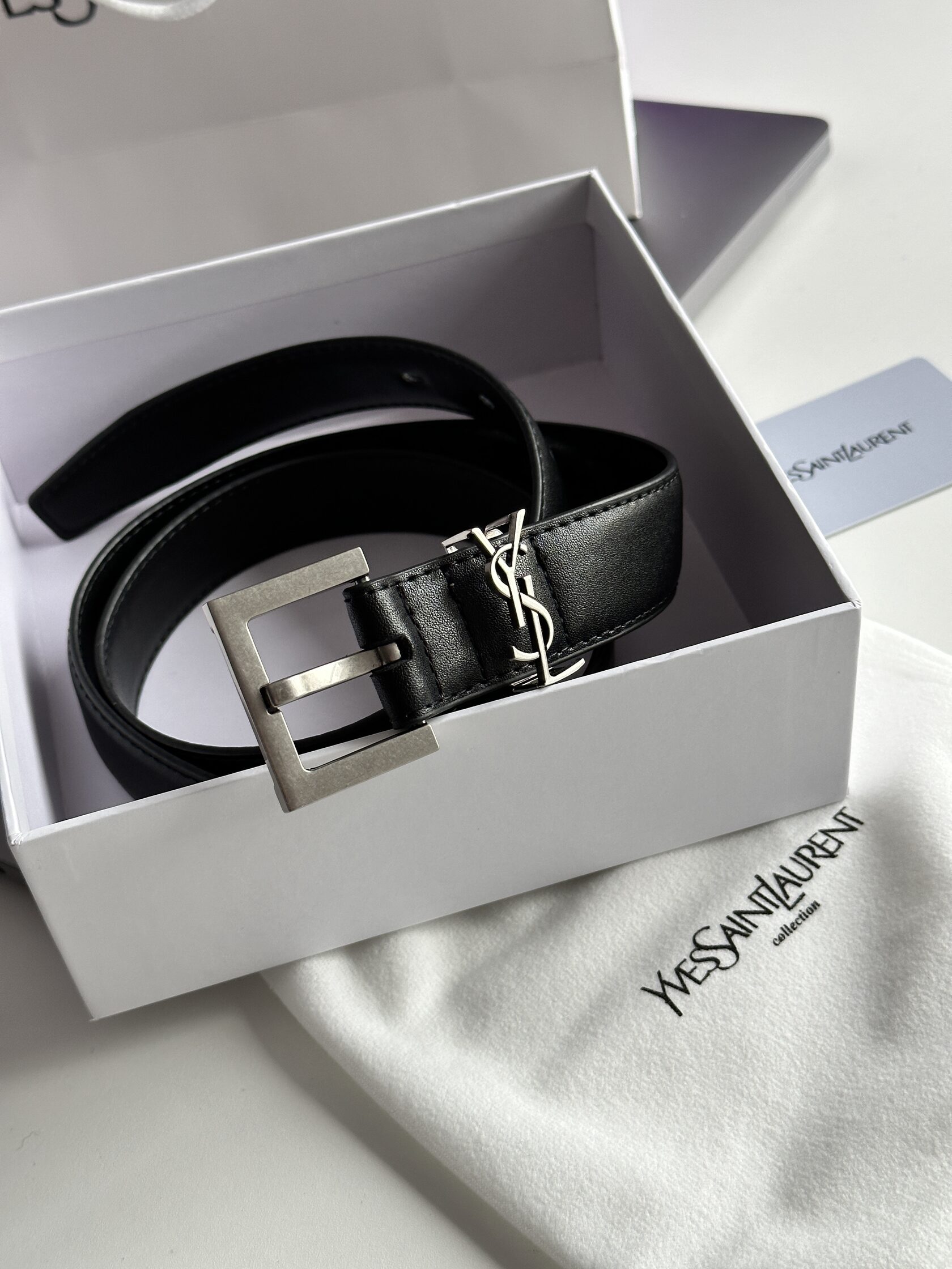 Yves Saint Laurent Belt Silver - 4