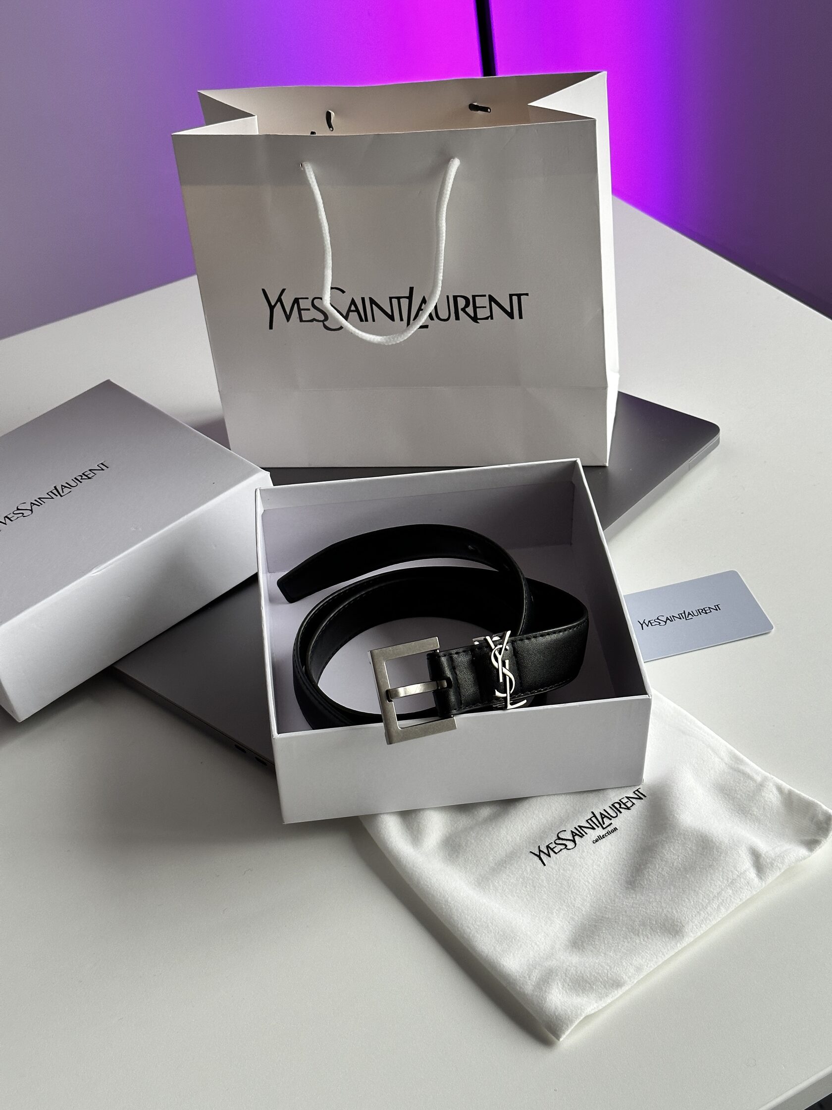 Yves Saint Laurent Belt Silver - 5