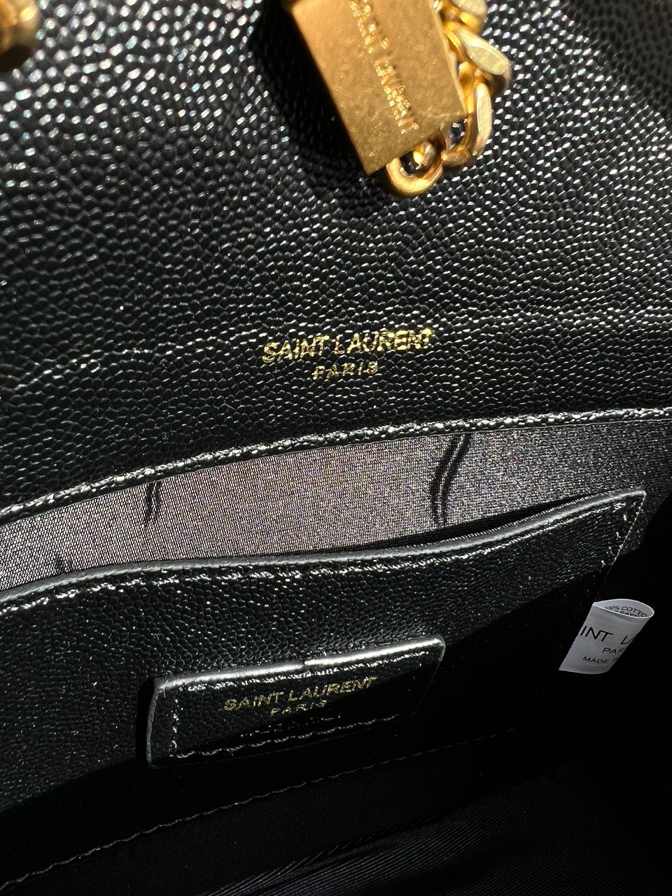 Yves Saint Laurent Kate Small Black/Gold - 25