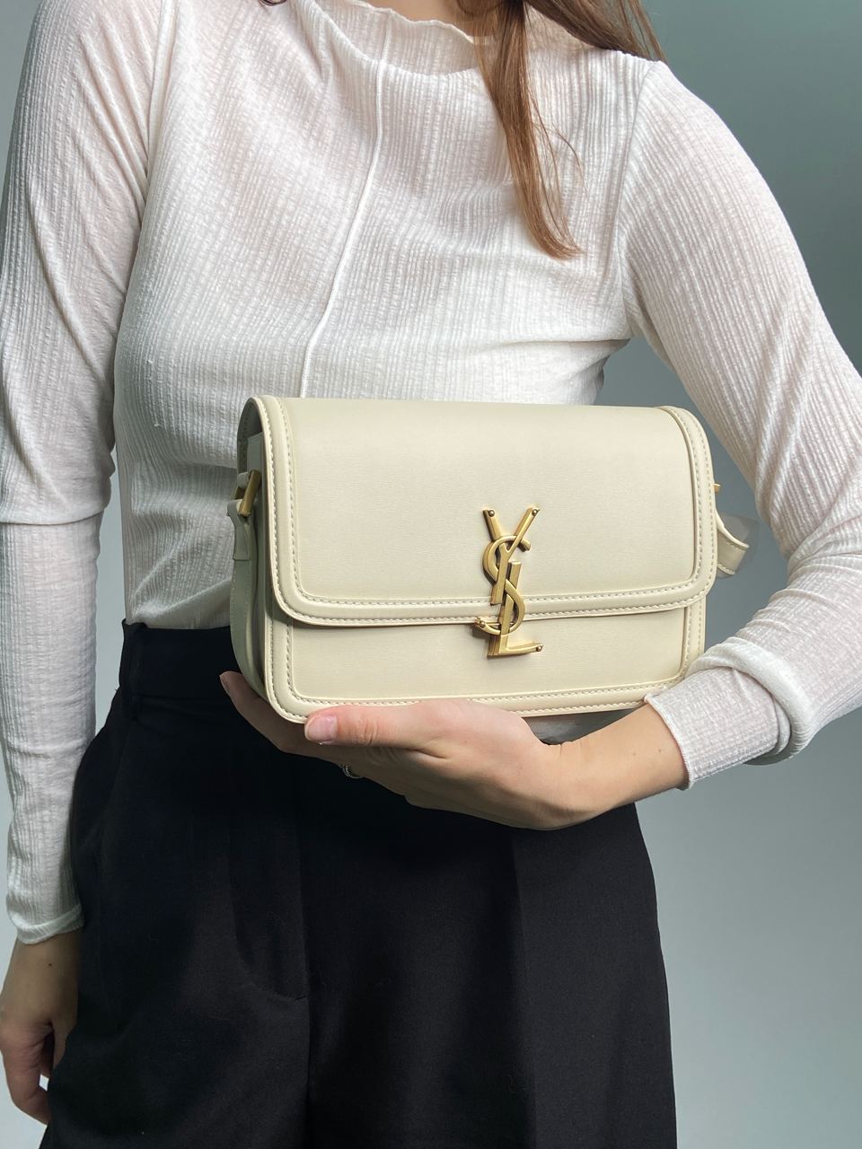 Yves Saint Laurent Medium Solferino Cream - 6