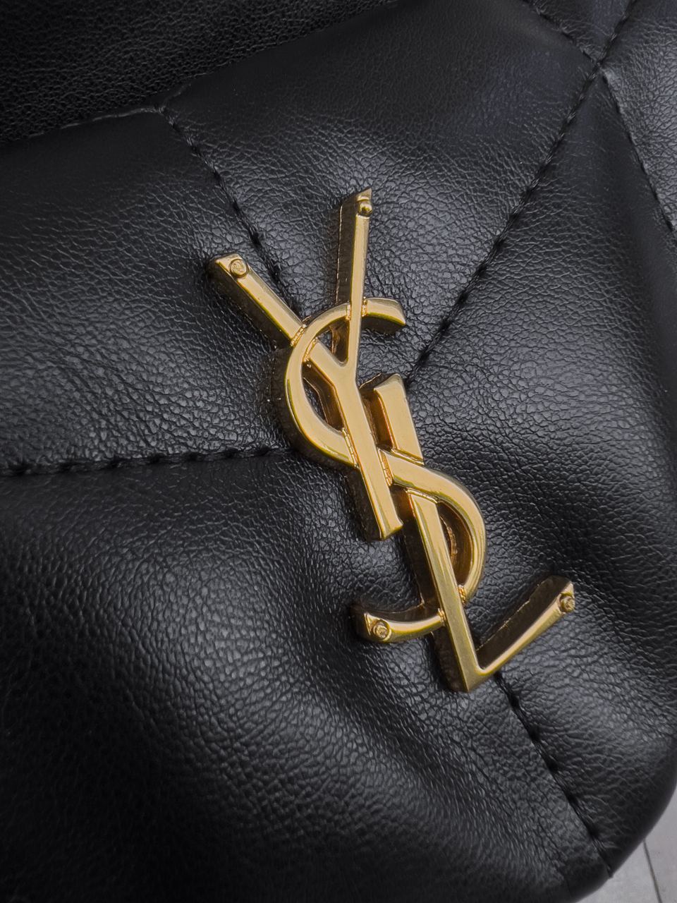 Yves Saint Laurent Puffer Small in Nappa Leather Gold Chain - 15