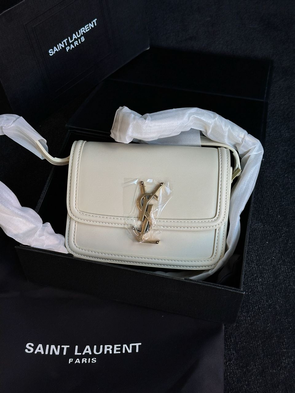Yves Saint Laurent Small Solferino Cream - 3
