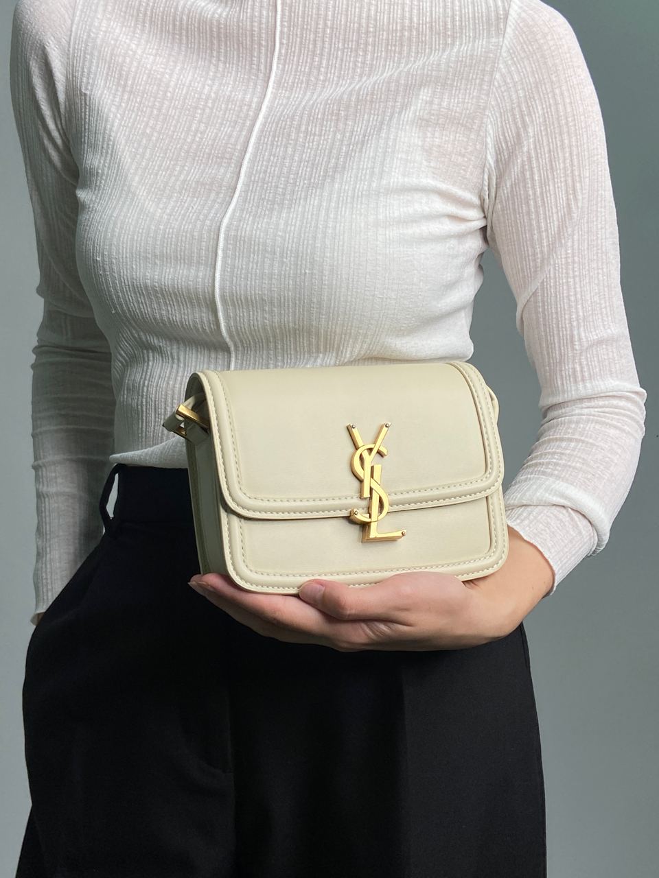 Yves Saint Laurent Small Solferino Cream - 5