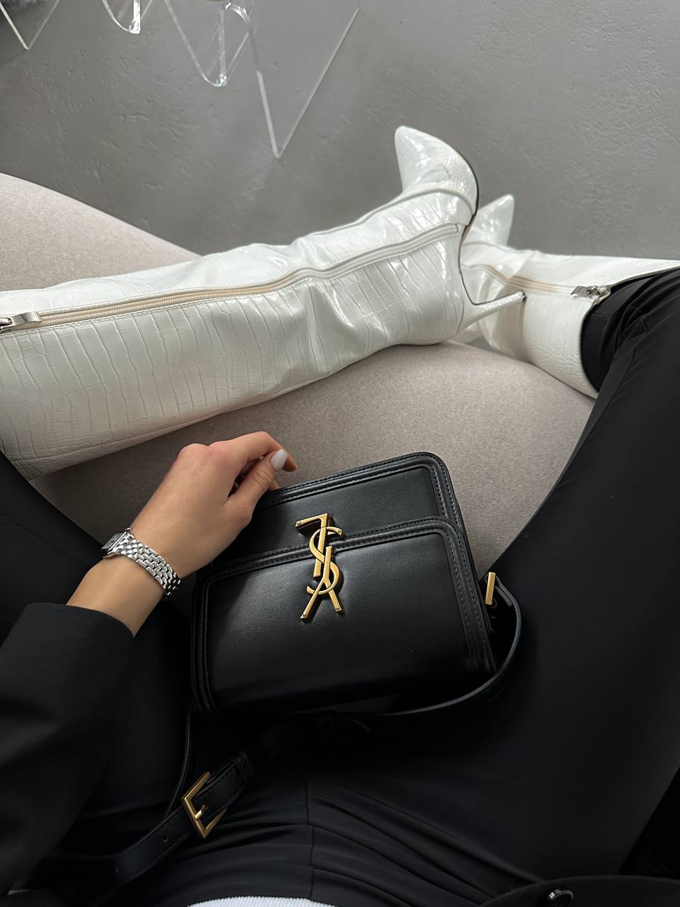 Yves Saint Laurent Solferino Black/Gold - 6