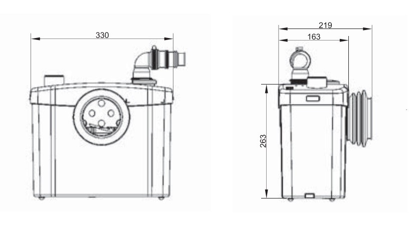 Каналізаційна станція SFA SANITOP - 2
